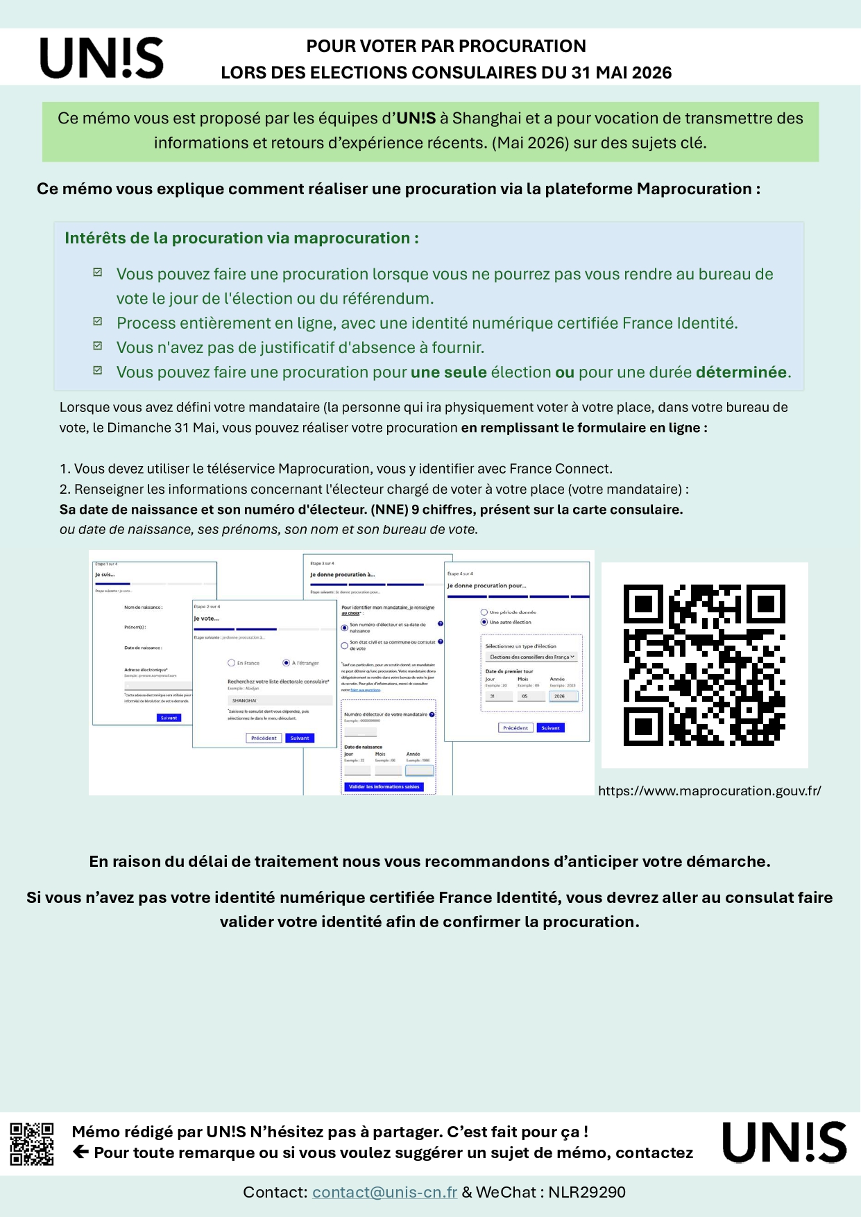 Voter par procuration
