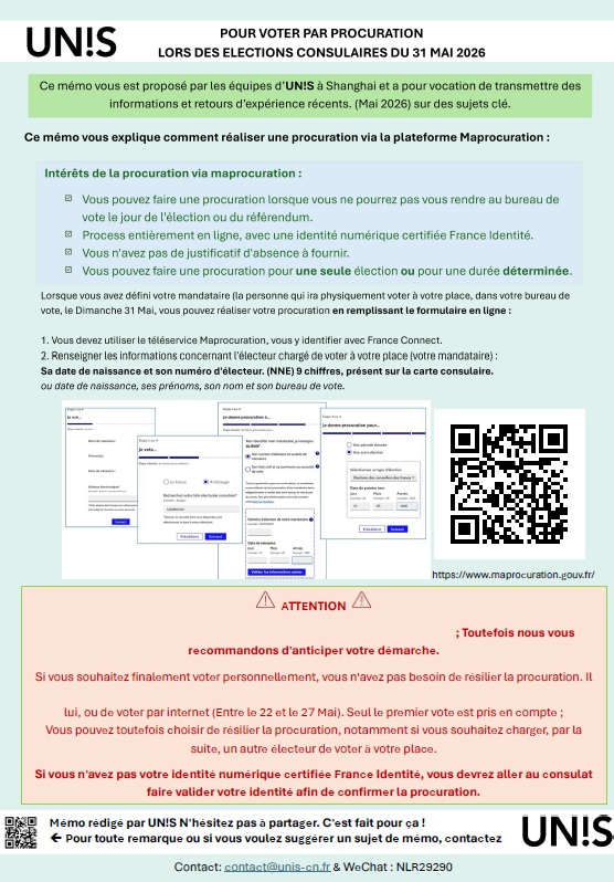 Voter par procuration