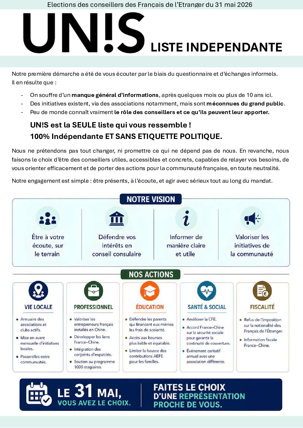 Circulaire UN!S